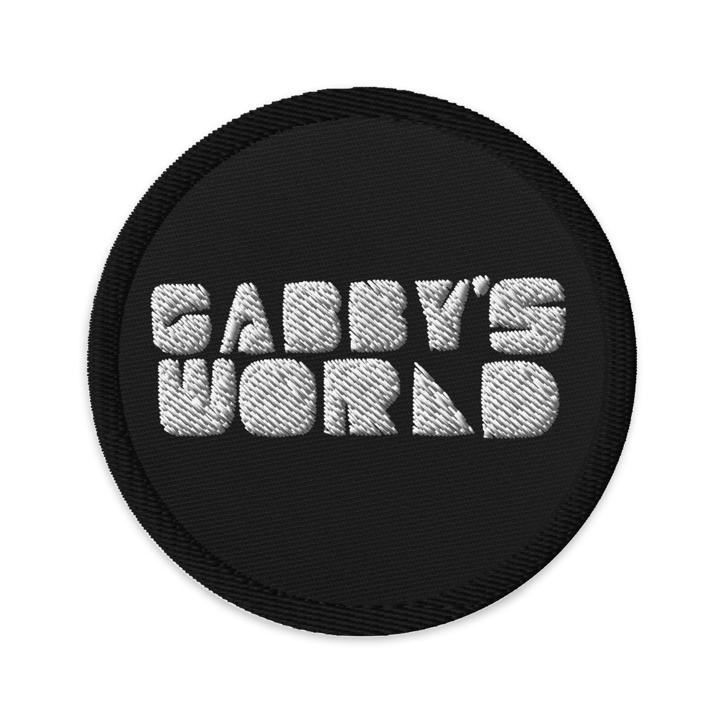 Gabby's World Embroidered Patch